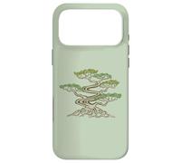 Carcasa para iPhone 17 Pro MAX Bonsai - Árbol de meditación japonés para jardín Zen japonés, Verde y marrón