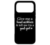 Carcasa para iPhone 17 Pro MAX Book Smutt Give Me a Hand Necklace & Tell Me I'm a Good Girl