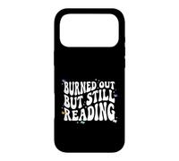 Carcasa para iPhone 17 Pro MAX Bookish Burned out But Still Reading Retro Book Club