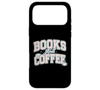 Carcasa para iPhone 17 Pro MAX Books and Coffee Cozy Reader Typography Pastel Design