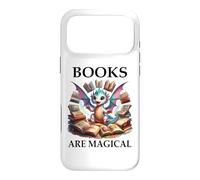 Carcasa para iPhone 17 Pro MAX Books Are Magical Dragon Book Lover Read Books Happy Dragons