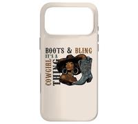 Carcasa para iPhone 17 Pro MAX Boots and Bling It's Cowgirl Thing Western Country Melanina