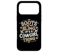 Carcasa para iPhone 17 Pro MAX Boots and Bling It's Cowgirl Thing Western Country Melanina