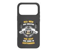 Carcasa para iPhone 17 Pro MAX Born in September All Men Equal Best Born In Sept