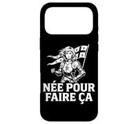 Carcasa para iPhone 17 Pro MAX Born To Do This Juana de Arco Cita inspiradora en francés