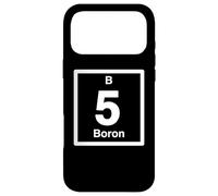 Carcasa para iPhone 17 Pro MAX Boro B, Elementos de Tabla periódica, Ciencia del Quinto cumpleaños