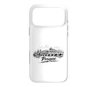 Carcasa para iPhone 17 Pro MAX Bosquejo de Paisaje Urbano del Puente de Carlos de Pr