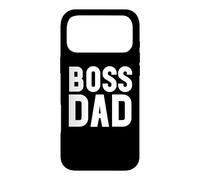 Carcasa para iPhone 17 Pro MAX Boss Dad Mens Dad Boss Hombre Papa Bossy Daddy Boss Father