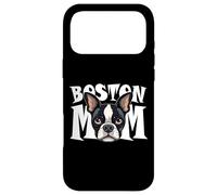 Carcasa para iPhone 17 Pro MAX Boston Mom Cute Boston Terrier Puppy Dog Momma Mujer