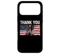 Carcasa para iPhone 17 Pro MAX Botas Thank You USA Flag Soldiers - Día Conmemorativo de los Veteranos