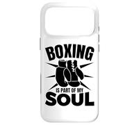 Carcasa para iPhone 17 Pro MAX Boxeador Motivación Defensa Personal