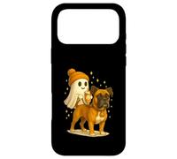 Carcasa para iPhone 17 Pro MAX Boxer Halloween Ghost Walking Boxer Dog