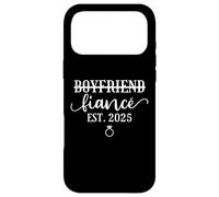 Carcasa para iPhone 17 Pro MAX Boyfriend To Fiance 2025 Couples Matching Engagement Wedding