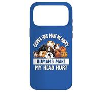 Carcasa para iPhone 17 Pro MAX Boys Girls Womens Funny Lover Guinea Pigs Make Me Happy