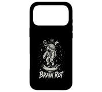 Carcasa para iPhone 17 Pro MAX Brain Rot Astronaut Graphic Surrealista Space Gamer Meme Gift