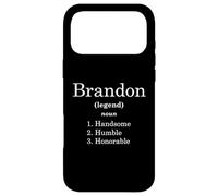 Carcasa para iPhone 17 Pro MAX Brandon Definition Handsome Humble Honorable Funny Brandons