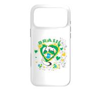 Carcasa para iPhone 17 Pro MAX Brasil-Brasil - Corazón de Gato Lindo Amante de la Bandera de Brasil