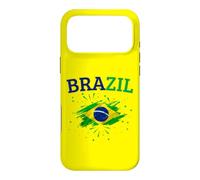 Carcasa para iPhone 17 Pro MAX Brasil Flag Brazil Kids Womens Mens Retro Brazilian Souvenir