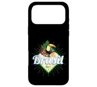 Carcasa para iPhone 17 Pro MAX Brasil tucán Retro Samba Carnaval Recuerdo Vintage