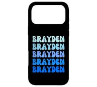 Carcasa para iPhone 17 Pro MAX Brayden Retro Name Stack Design