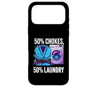 Carcasa para iPhone 17 Pro MAX Brazilian Jiu Jitsu 50% Chokes 50% Laundry BJJ