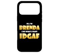Carcasa para iPhone 17 Pro MAX Brenda Costume Idgaf Meme Funny Halloween Costume Brendas
