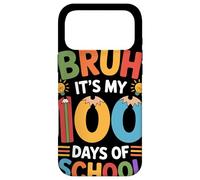 Carcasa para iPhone 17 Pro MAX Bruh It's My 100 Days of School Hito Escolar Maestra