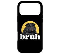 Carcasa para iPhone 17 Pro MAX Bruh Kids Boys Girls Cute Wheek Merch Black Guinea Pig Lover