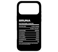 Carcasa para iPhone 17 Pro MAX Bruna Datos de Nutrición Nombre Gracioso