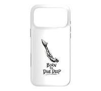 Carcasa para iPhone 17 Pro MAX Bucear O Morir Apnea Apnea Atletas Buceo Born to Deep Dive