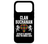 Carcasa para iPhone 17 Pro MAX Buchanan Clan Scottish Name Escudo de Armas Familia de tartán