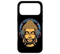 Carcasa para iPhone 17 Pro MAX Buda con Auriculares Mindfulness Música Boho Zen Budismo
