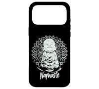 Carcasa para iPhone 17 Pro MAX Buddha Yoga Camiseta Yoga Namaste Camiseta Regalo para Hombres y Mujeres