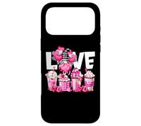 Carcasa para iPhone 17 Pro MAX Buffalo Plaid GNOME Graphic with Pink Valentine`s Coffee Mug