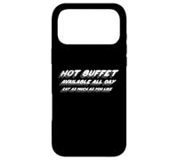 Carcasa para iPhone 17 Pro MAX Buffet Caliente Disponible Todo el día Come Tanto como Quieras