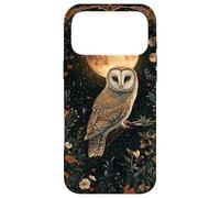 Carcasa para iPhone 17 Pro MAX Búho Art Deco Celestial Luna Llena Animal Gótico Flor