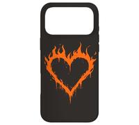 Carcasa para iPhone 17 Pro MAX Burning Heart Y2K Grunge