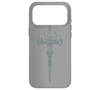 Carcasa para iPhone 17 Pro MAX Burning Sword in Flame EMO E-Girl Boy Alt Y2K Trad Mall gótico