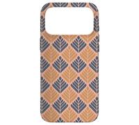 Carcasa para iPhone 17 Pro MAX Burnt Orange Terra Cotta Organic Leaf Tile Autumn Pattern