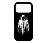 Carcasa para iPhone 17 Pro MAX Caballero Sagrado gótico con Capucha y túnica Cruzada
