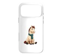 Carcasa para iPhone 17 Pro MAX Caballo Lector con Libro y Bufanda