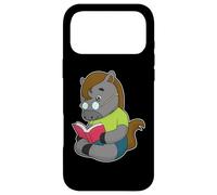 Carcasa para iPhone 17 Pro MAX Caballo Nerd Libro Gafas
