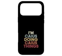 Carcasa para iPhone 17 Pro MAX Caius Name Caius Personalized Name First Given
