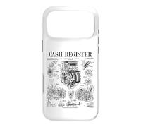 Carcasa para iPhone 17 Pro MAX Caja registradora Vintage Patente Imprenta Propietario Dinero Negocio