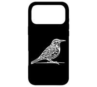 Carcasa para iPhone 17 Pro MAX Calandria Arte Lineal Ornitólogo