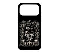 Carcasa para iPhone 17 Pro MAX Calavera Sarcástica Asustar Personas Dark Humor Halloween
