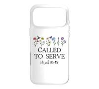 Carcasa para iPhone 17 Pro MAX Called to Serve God Jesus Christian Bible Verse Mark 10:45