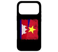 Carcasa para iPhone 17 Pro MAX Camboya Vietnam Media Bandera Camboyana Historia vietnamita
