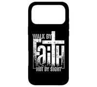 Carcasa para iPhone 17 Pro MAX Camina por la fe, no por la Vista 2 Corintios 5:7