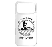 Carcasa para iPhone 17 Pro MAX Caminata del Borde Sur al Borde Norte del Gran Cañón en Arizona Souvenir